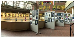 The gallery in the State Transportation Building. Source: Massachusetts Art Education Association