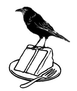 raven and cake