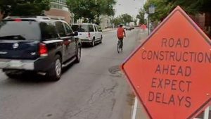 road construction ahead